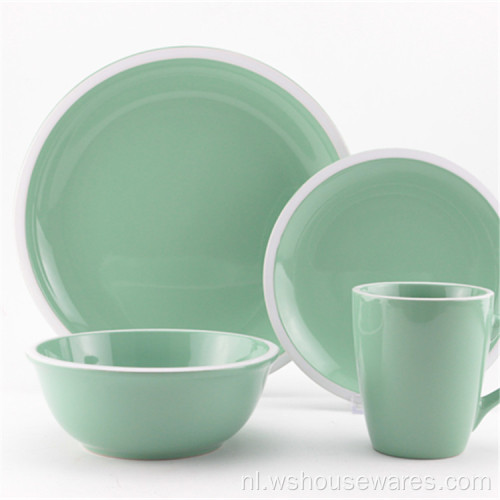 Diner Sets Stoneware Double Color Glazed